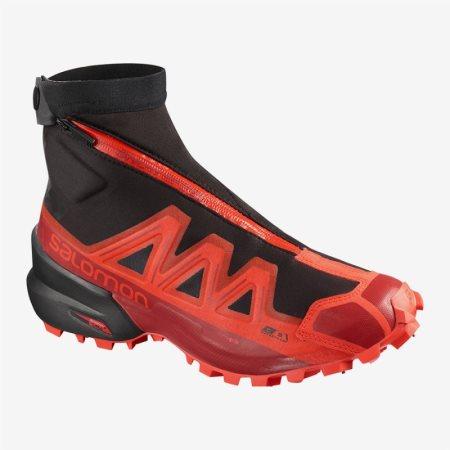 Salomon SNOWSPIKE CSWP Womens Trail Running Shoes Black/Red | Salomon South Africa